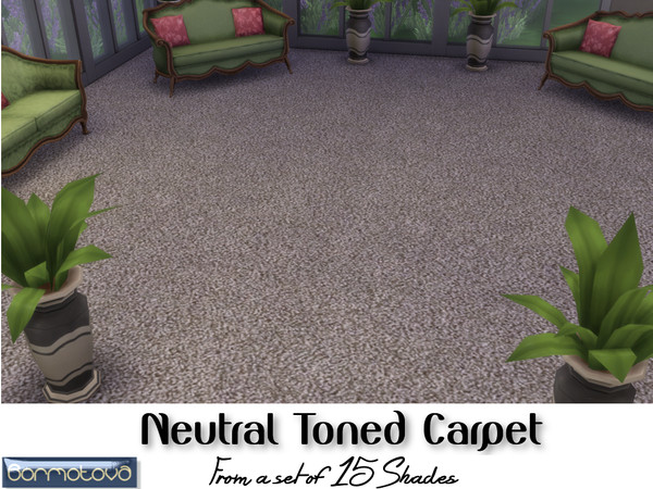 Sims 4 — Neutral Carpet by abormotova2 — From a set of 15 neutral carpets from cool to warm shades.