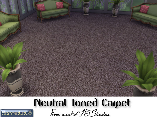Sims 4 — Neutral Carpet by abormotova2 — From a set of 15 neutral carpets from cool to warm shades.
