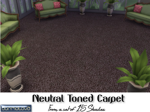 Sims 4 — Neutral Carpet by abormotova2 — From a set of 15 neutral carpets from cool to warm shades.