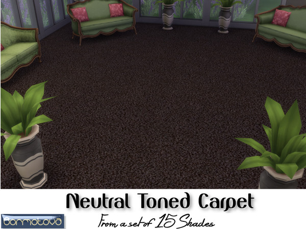 Sims 4 — Neutral Carpet by abormotova2 — From a set of 15 neutral carpets from cool to warm shades.
