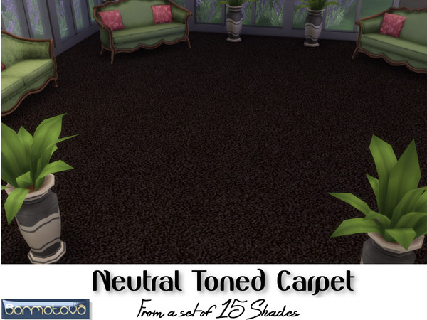 Sims 4 — Neutral Carpet by abormotova2 — From a set of 15 neutral carpets from cool to warm shades.
