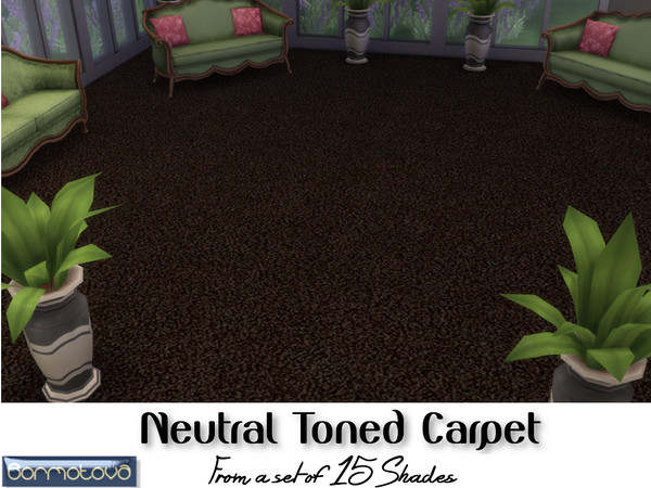Sims 4 — Neutral Carpet by abormotova2 — From a set of 15 neutral carpets from cool to warm shades.