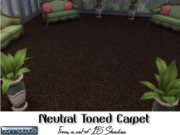 Sims 4 — Neutral Carpet by abormotova2 — From a set of 15 neutral carpets from cool to warm shades.