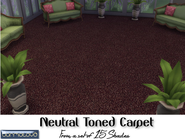 Sims 4 — Neutral Carpet by abormotova2 — From a set of 15 neutral carpets from cool to warm shades.