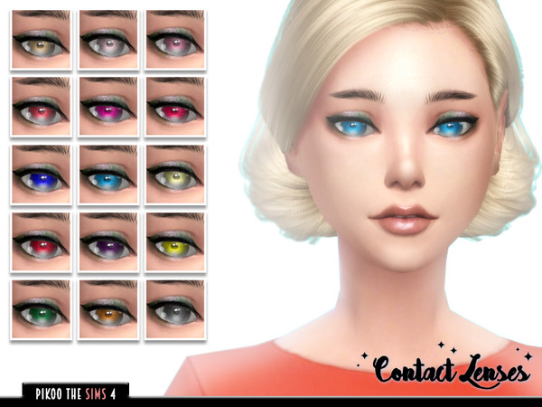 Sims 4 — [TS4]_PikooEyes16 by pikoo — Contact lenses for your sims 4 resident. Hope you guys love it. Please dont