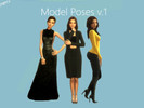 Sims 4 — Model Poses v.1 by mizzbelle972 — A pose pack made for Andrew's pose player 3 poses Adult female 