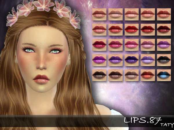 Sims 4 — [Ts4]Taty_Lips_87 by tatygagg — -Female -Human, Alien -Teen to Elder