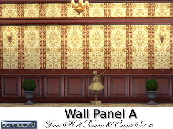 Sims 4 — Hall Runner & Carpets 30 by abormotova2 — From Hall Runner &amp; Carpet Set 30 which includes 6 floors