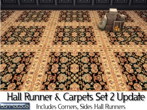 Sims 4 — Full Border Vertical Carpet by abormotova2 — This is part 2 (vertically laid) of Update of Hall Runner and