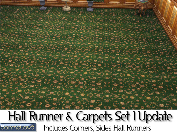 Sims 4 — No Border Horizontal Carpet by abormotova2 — From Hall Runner and Carpet Set 1 UPDATE, will not be inline with