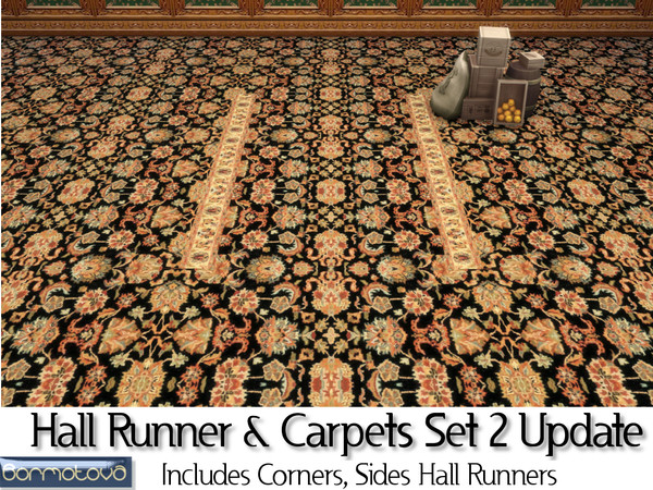 Sims 4 — Vertical Hall Runner by abormotova2 — This is part 2 (vertically laid) of Update of Hall Runner and Carpets Set