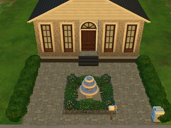 Sims 4 — Elegantly Simple by literallyjess — The name of the lot says it all: simple, elegant, and homey. This two