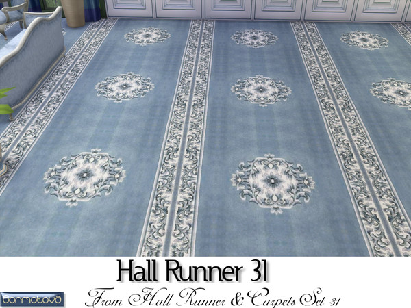 Sims 4 — Hall Runner 31 by abormotova2 — From Hall Runner and Carpet Set 31 which includes 1 hall runner, one full
