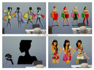 Sims 4 — Fashion Shopping walltattoos #1 by Stanasims — created by stanasims