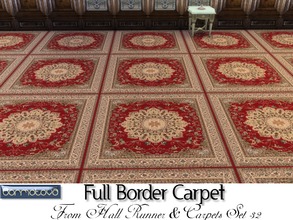 Sims 4 — Full Bordered Carpet by abormotova2 — From Set 32 of Hall Runner and Carpet Set 32. Includes 5 carpets in which