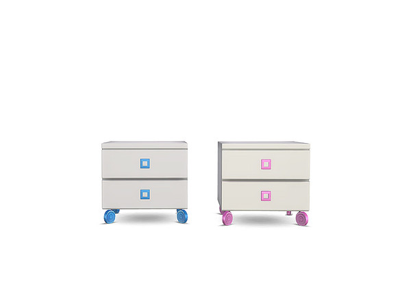 Sims 4 — Pure Kids Bedroom - End Table by ung999 — Pure Kids Bedroom - End Table Color Options : 2