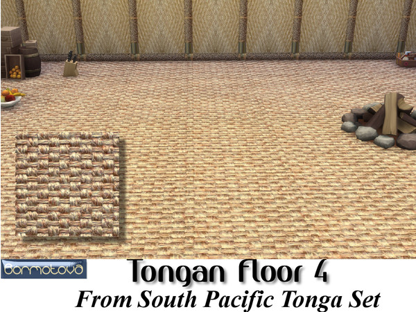 Sims 4 — Tongan Floor 4 by abormotova2 — This is from the South Pacific Tonga set which has 15 types of traditionally