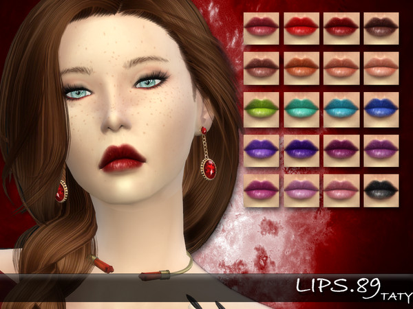 Sims 4 — [Ts4]Taty_Lips_89 by tatygagg — -Female -Human, Alien -Teen to Elder
