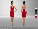 Sims 4 — Dress with open back by SomeSimsGirl — Dress with open back for your Sims! 6 colors! Little detail on back!
