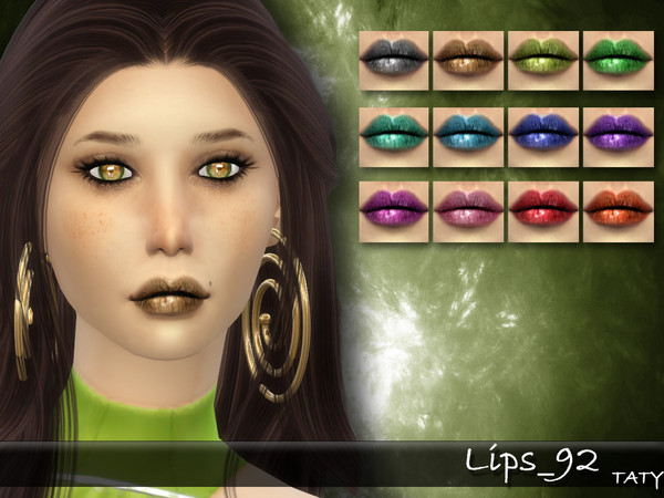 Sims 4 — [Ts4]Taty_Lips_92 by tatygagg — -Female -Human, Alien -Teen to Elder