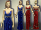Sims 4 — Brie Larson's 2016 Oscars Dress by Nia — Brie Larson's 2016 Oscars Dress *4 Color Options *Everyday, Formal,