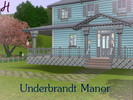 Sims 3 — Underbrandt Estate by Hannah_Lauren — 2 br/1.5ba - A gorgeous Victorian estate with a luxurious garden and