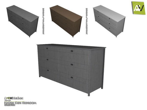 Sims 4 — Haven Kids Dresser by ArtVitalex — - Haven Kids Dresser - ArtVitalex@TSR, Mar 2016