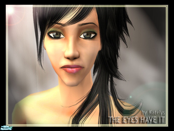 Sims 2 — The Eyes Have It - 890df32 Black by TSR Archive — Dark shade of gray.