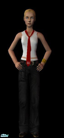 Sims 2 — High School Musical - Girl Tie by kollens — My 10 year old asked me to make some Wildcat outfits, i have to say