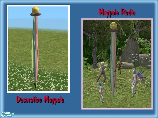 Sims 2 — Musical Maypole by simscom — Brought to you by the Sims2 Community Project...Please enjoy this set we have made