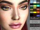 Sims 4 — Brilliant Eyes by SightlySims — Here are some new eyes for your sims! These eyes are standalone, they have a