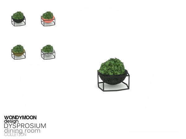 Sims 4 — Dysprosium Plant by wondymoon — - Dysprosium Dining - Plant - Wondymoon|TSR - Creations'2016