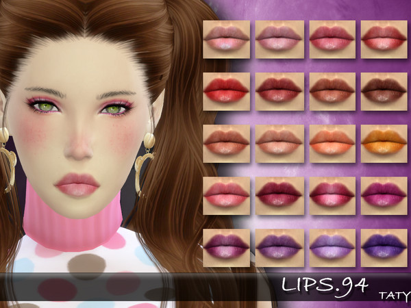 Sims 4 — [Ts4]Taty_Lips_94 by tatygagg — -Female -Human, Alien -Teen to Elder
