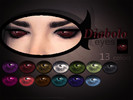 Sims 4 — Diabolo eyes by freqqy — set of 13 eyes for females and males age:child+ Makeup-&amp;gt;Face paint