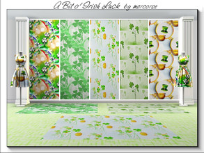Sims 3 — A Bit o'Irish Luck_marcorse by marcorse — Five Irish-themed patterns to help celebrate St. Patrick's Day on 17th