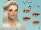 Sims 4 — Glitter Eyeliner by cath-creative-corner — - 4 different colours - females only - 1 &amp;amp;amp;amp;amp; 2