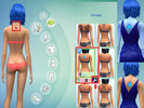 Sims 4 — Lapis Lazuli Gem Tattoo by Glittersaurous — Back tattoo for the Steven Universe character: Lapis Lazuli. Skin