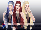 Sims 4 — [TS4]  LeahLillith  - Souls Hair Retextur by Dreacia — Notes 13 colors Correct color flags thumbnail you need
