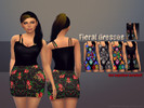 Sims 4 — Floral dresses-get together needed by freqqy — !!! Get together needed !!! 5 floral dresses for females