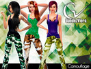Sims 4 — 'GuedezViera' - Camouflage [Female] - Get Together needed by GuedezViera — Get together EP needed. Tired of