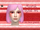 Sims 4 — Marik eyes № 01 by Marik_Ishtar — Big eyes for your sims - find in face paint - all ages - all genders