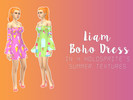 Sims 4 — sims2fanbg boho dress recolor - mesh needed by NollaigSims — sims2fanbg boho dress recolor. Mesh needed.