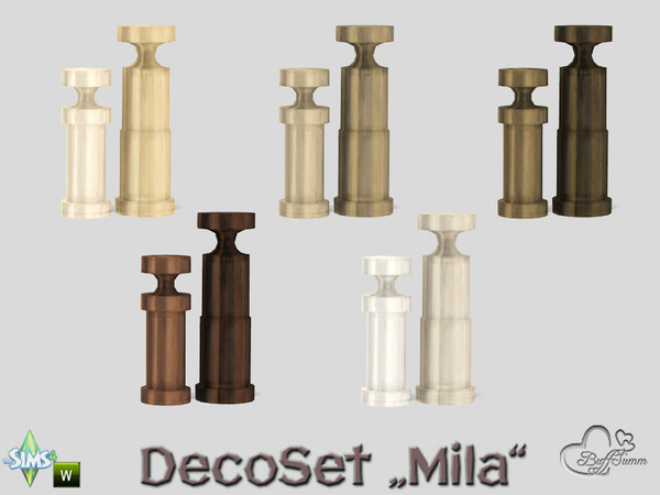 Sims 4 — Mila DecorSet Wodden Deco v2 by BuffSumm — Is there any way to cross borders between differnt worlds? With MILA