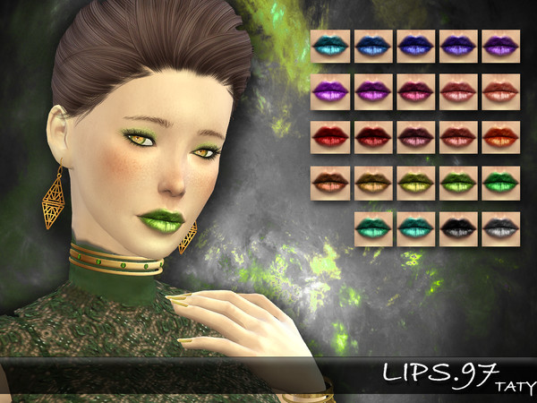 Sims 4 — [Ts4]Taty_Lips_97 by tatygagg — -Female -Human, Alien -Teen to Elder
