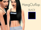 Sims 4 — Tumblr HangOut Top by Twinsimmersx — *My own mesh* *Please do not re-colour* *if used in video, thumbnail ECT.