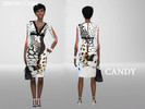 Sims 4 — CANDY PENCIL DRESS by RHOWC — CHECK MY PROFILE FOR MORE UPDATES MY WEBSITE WWW.RHOWC.COM