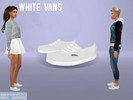 Sims 4 — White Vans by justine77_7 — White Vans, just some white shoes.