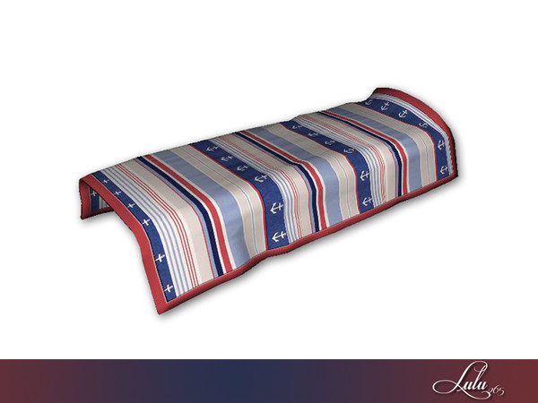 Sims 4 — Ship Shape Boys Room Comforter  by Lulu265 — Part of the Ship Shape Bedroom Set 4 Colour Variations Please do