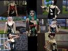 Sims 4 — Marilyn Manson Shirts by HeavySimmer — A set of 7 Marilyn Manson t-shirts! :) I take request if you want some
