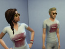 Sims 4 — Raspinen Shirt (Male & Female) by Raspinen — Raspinen is a finnish YouTuber. This is a tribute.